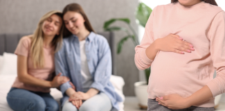 Sử dụng trứng tự thân, tinh binh hiến tặng kết hợp mẹ bầu hỗ trợ mang thai