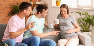 Sử dụng tinh binh của cả cặp đôi & trứng của một người hiến tặng kết hợp mẹ bầu hỗ trợ mang thai